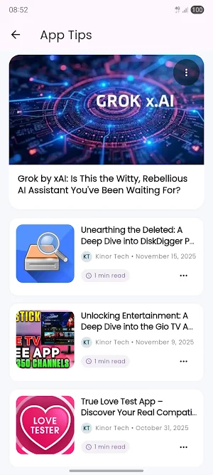 Kinor Tech Screenshot 3