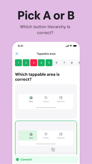 Uxy: Learn UI/UX Design Quiz Screenshot 1