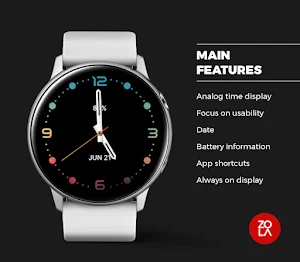 Beauty Black Pro Watch Face screenshot 2