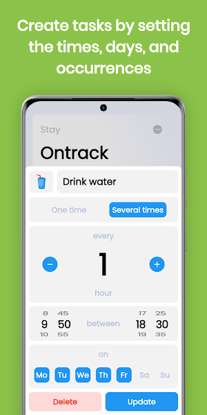 Ontrack: Habit Reminder Screenshot 2