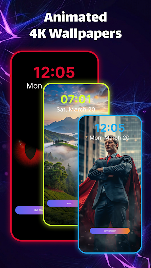 Silly Fun Smile Live Wallpaper Screenshot 1
