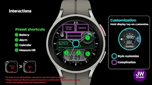 JW100 jwstudio watchface Screenshot 2