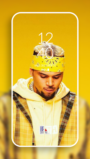 Chris Brown Wallpaper 4K HD - 크리스 브라운 배경화면 Screenshot 0