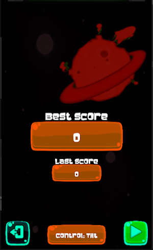 Endless Space Jet Run 2D Screenshot 1