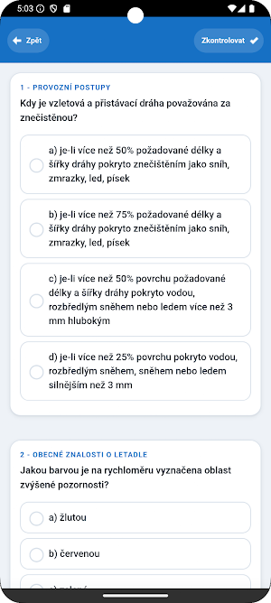 Test PPL(A) - Pilot Letounu Screenshot 2