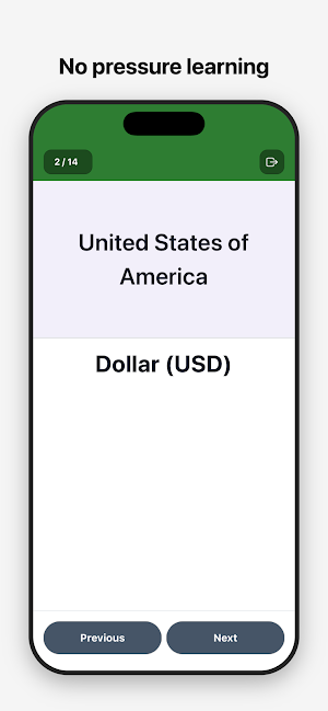 Currency Quiz Game Screenshot 3