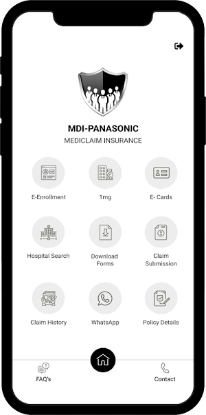 MDI Panasonic Mediclaim Screenshot 1