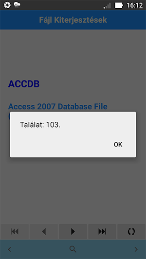 Fájl Kiterjesztések Screenshot 3