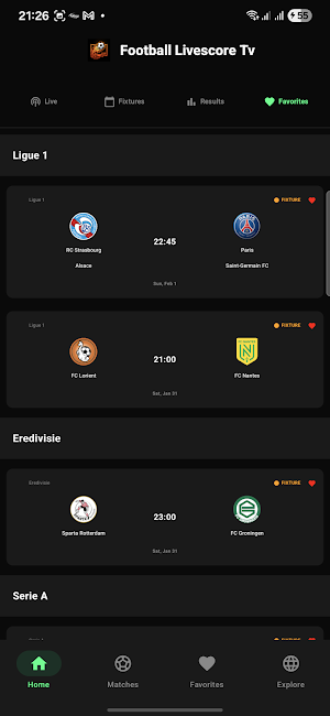 Football Livescore Tv Screenshot 2