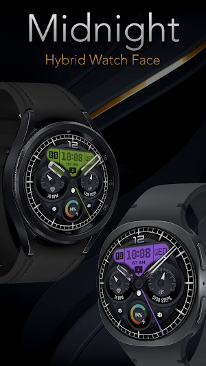 Midnight: Hybrid watch face Screenshot 1