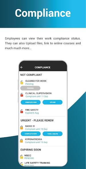 Work Tracker - YouRecruit Screenshot 1