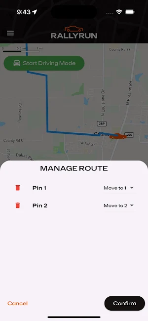 RallyRun by Garaged Screenshot 3