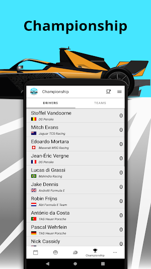 E Racing Calendar 2023 Donate Screenshot 1