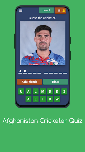 Afghanistan Cricketer Quiz Screenshot 0