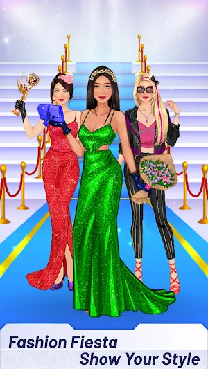 Stylist Fashion Girl Dress Up Screenshot 0