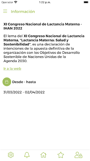 XI Congreso Nacional IHAN 2022 Screenshot 1
