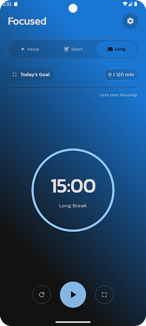 Focused - Pomodoro Timer Screenshot 1