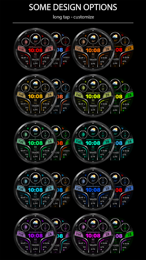 WFP 312 Modern watch face Screenshot 1