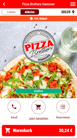 Pizza Brothers Hannover Screenshot 0