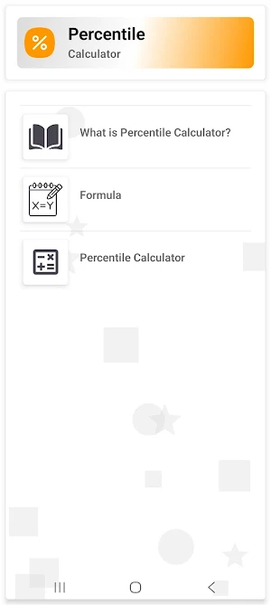 Percentile Calculator Screenshot 0