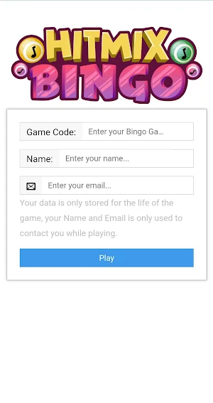 Hitmix Bingo Screenshot 0