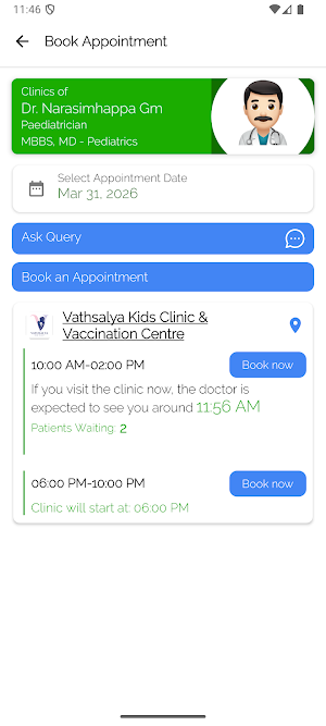 Vathsalya Kids Clinic Screenshot 1