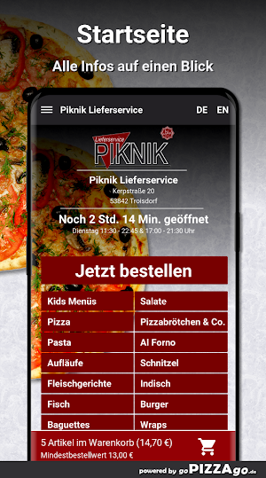 Piknik Lieferservice Troisdorf Screenshot 1