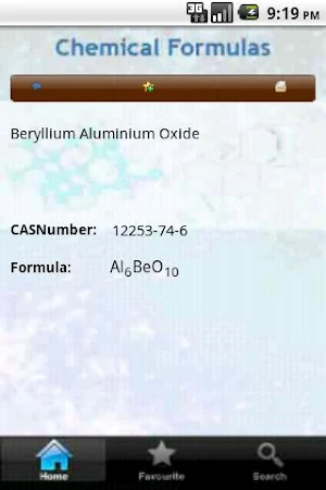 Chemical Formulas Screenshot 3