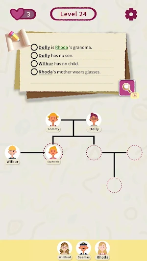 Logic Relation Puzzles Screenshot 1