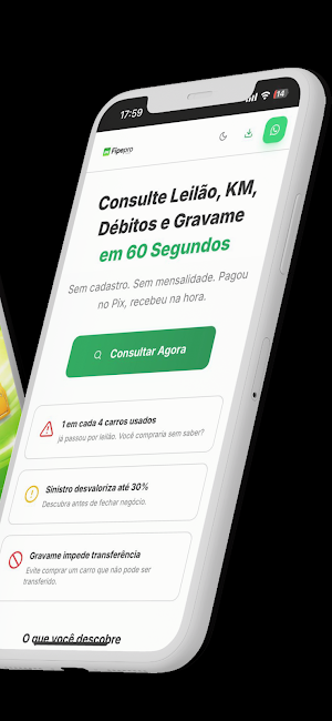 Fipe Pro: Placa, Fipe e Leilão Screenshot 1