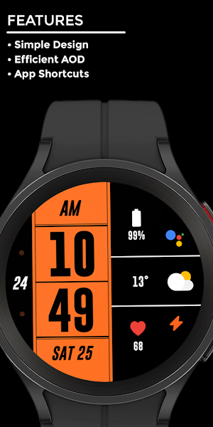 Night ver 07 - watch face Screenshot 1