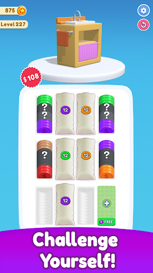 Coin Sort Decor - Puzzle Game Screenshot 3