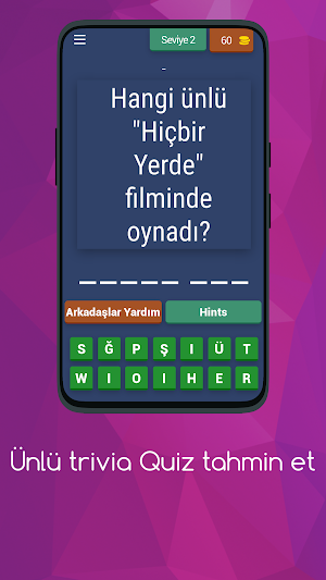 Ünlü trivia Quiz tahmin et Screenshot 2
