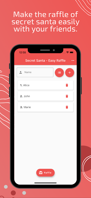 Secret Santa - Easy Raffle Screenshot 0