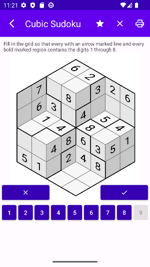 Sudoku3D Screenshot 2