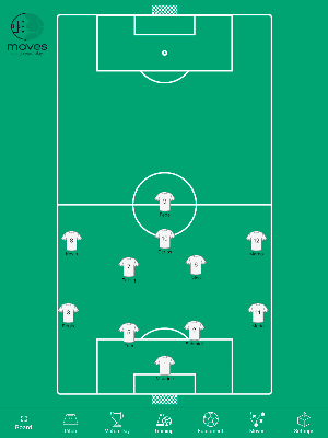 Football Tactic Board: “moves” soccer drill&lineup Screenshot 1
