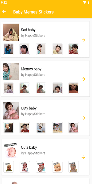 Baby Memes Stickers Screenshot 2