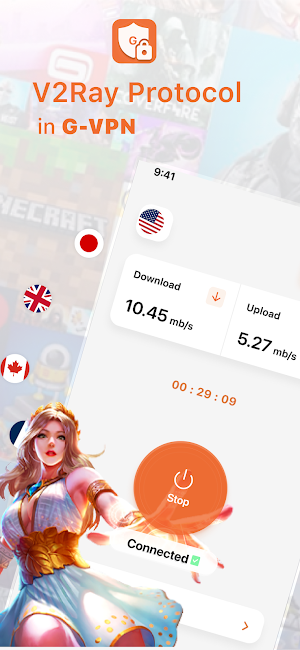 G-VPN : V2ray Safe Secure VPN Screenshot 0