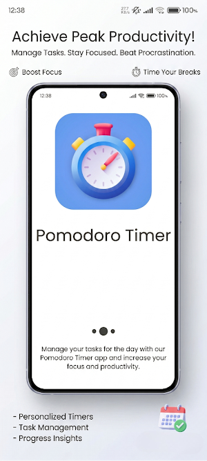 Study timer for ADHD adults Screenshot 0