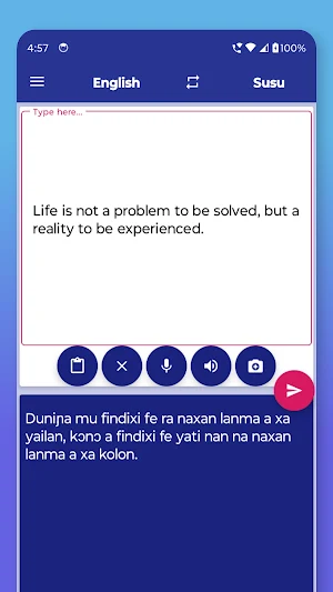 Susu English Translator Screenshot 2