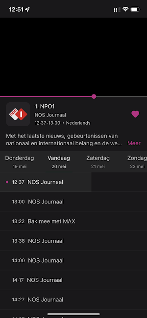 IPTV Nederland voor smartphone Screenshot 1