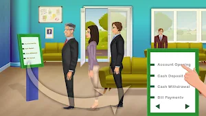 High School Bank Manager: Virtual Cashier Game Screenshot 2
