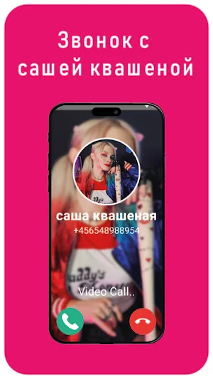 Sasha Kvashenaya fake call Screenshot 0