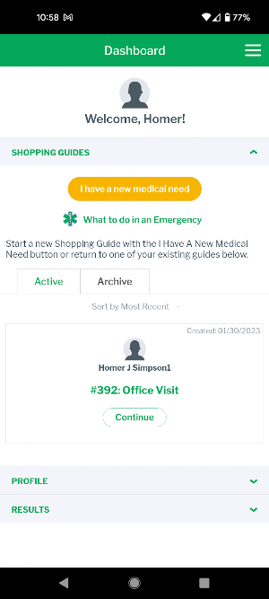 Immedipay Screenshot 1