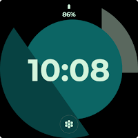 Moving shapes watch face
