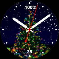 Merry Christmas Tree Glitter