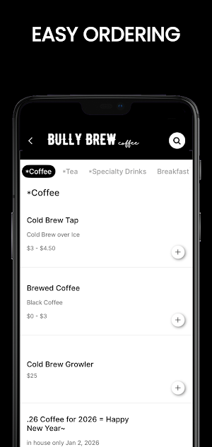 Bully Brew Coffee Screenshot 3