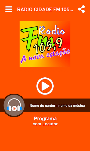 Radio Cidade Fm 105,9 Screenshot 1