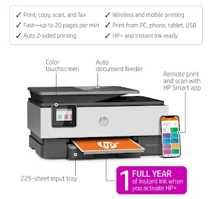HP OfficeJet Pro 8034e Guide Screenshot 1