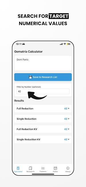 Gematria Calculator & Decode Screenshot 1